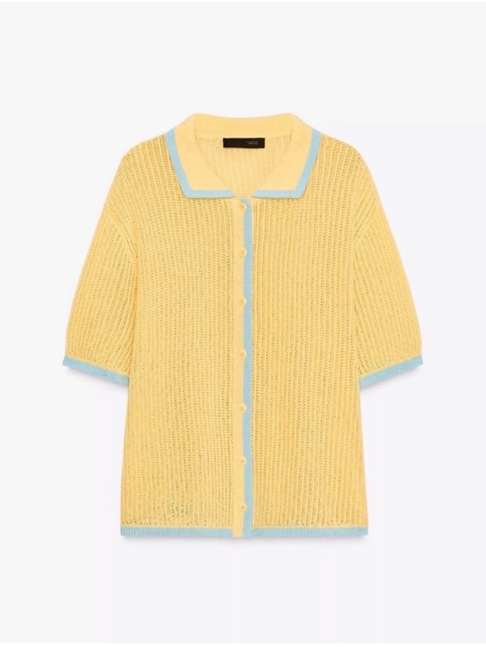 Zara COLLAR POLO CARDIGAN
LIGHT YELLOW